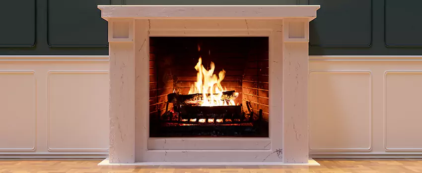 Decorative Electric Fireplace Installation in Yucca Valley, California