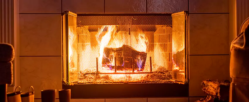 Mendota Hearth Landscape Fireplace Installation in Yucca Valley, California