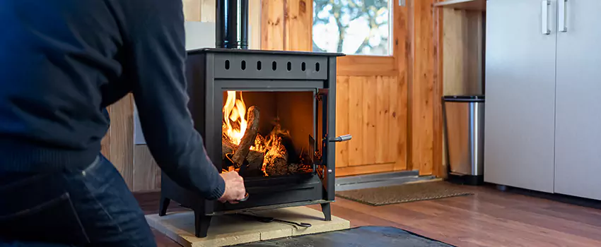 Open Hearth Wood Fireplace Installation in Yucca Valley, CA