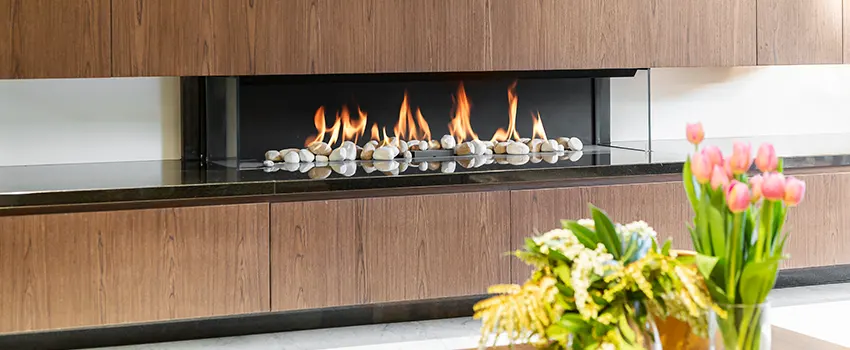 Double-height Fireplace Design Refurbishment in Yucca Valley, California