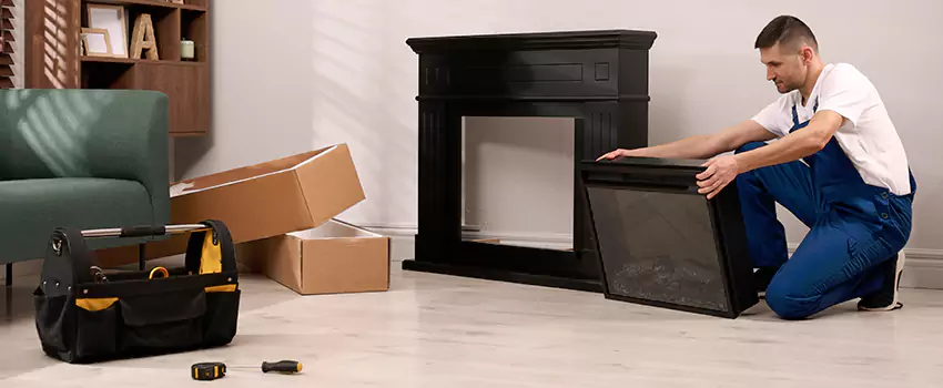 Old Rusted Metal Fireplace Repair And Replacement in Yucca Valley, CA